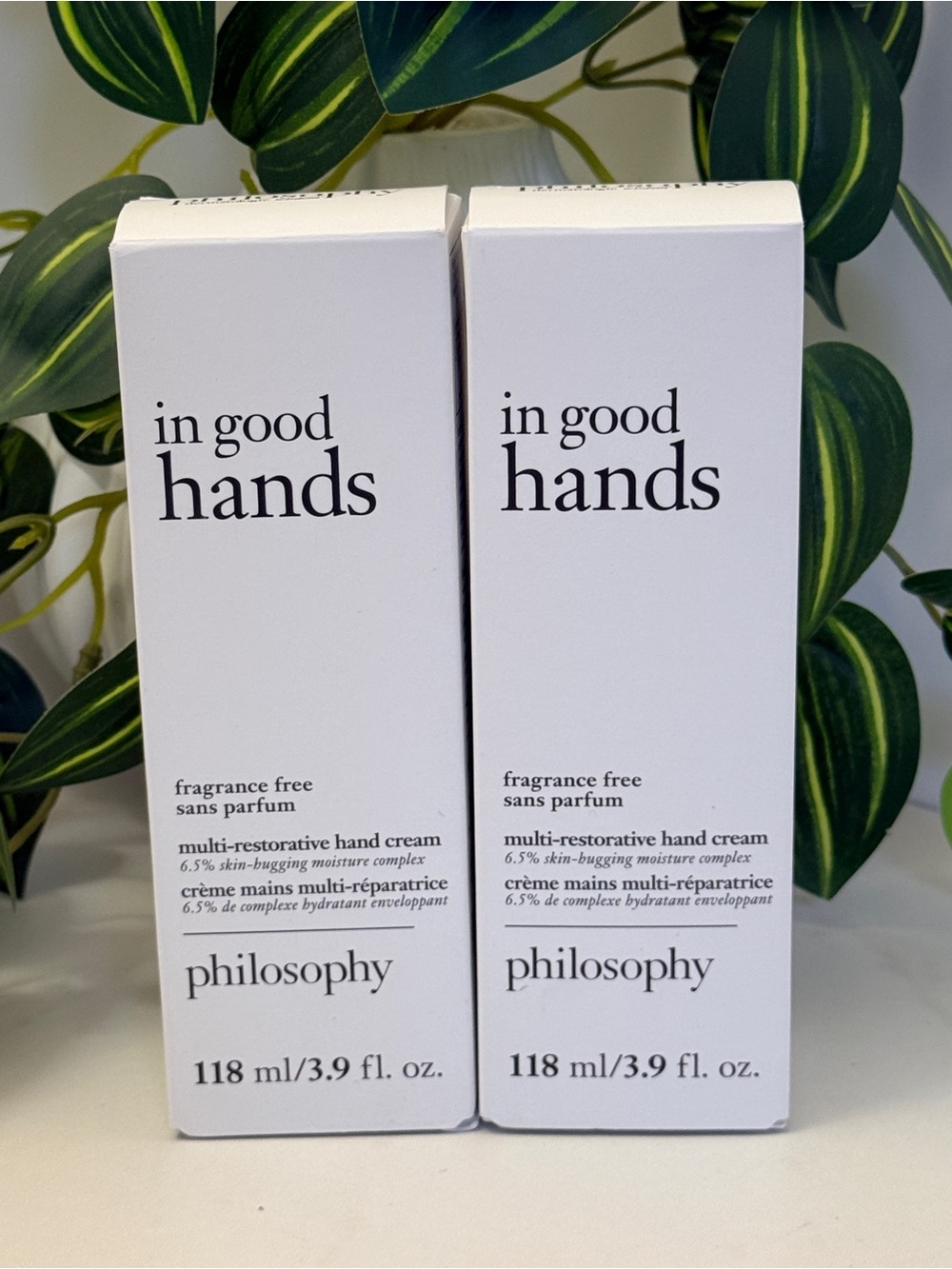 2x philosophy In Good Hands Multi-Restorative Hand Cream 3.9 oz - FRAGRANCE FREE